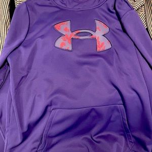 Purple under armour hoodie